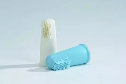 Beeztees 796235 Зубная щетка резиновая (2шт*5,5 см)