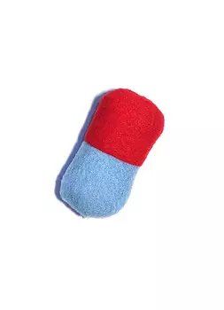 Белый друг игрушка "Пилюля с мятой" для кошек (8 см.)