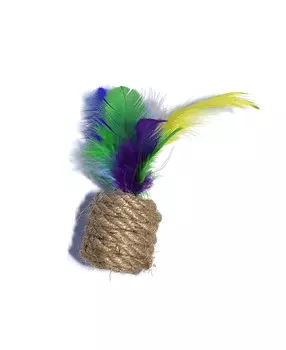 Белый друг игрушка "Улей с перьями" для кошек (8 см.)