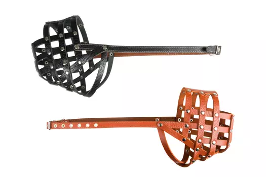 Brava намордник кожаный №5 (38 х 11 см.)