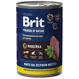 Brit Premium by Nature консервы для щенков всех пород (Индейка, 410 г.)
