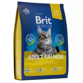 Brit Premium Cat Adult для взрослых кошек (Лосось, 2 кг.)