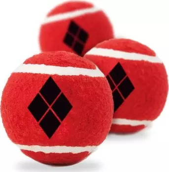 Buckle-Down игрушка "Харли Квинн" теннисные мячики для собак (Красный)