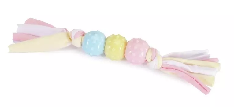 CAMON игрушка мячи на лентах с узлами (21 см.)