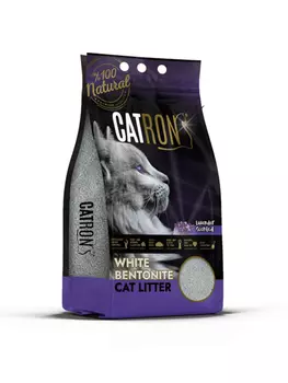 Catron Lavender наполнитель минеральный комкующийся с ароматом лаванды (8,7 кг., 10 л.)