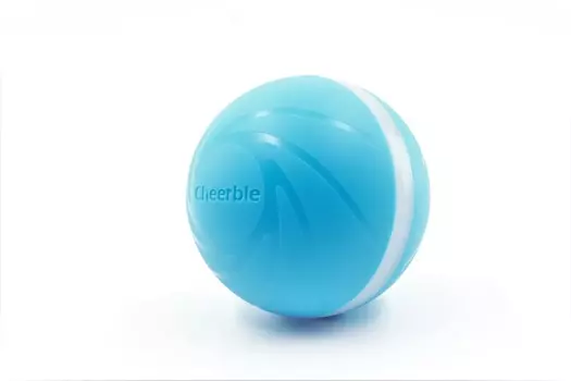 Cheerble интерактивная игрушка для собак мячик дразнилка Wicked Ball (Синий)