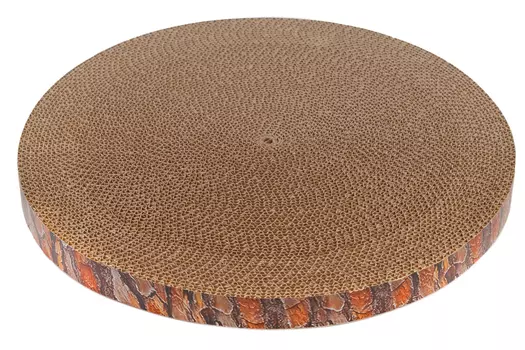 Чип когтеточка гофрокартонная Пень Сосновый (h25 мм., D40,5 см.)