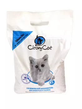 Cleany Cat наполнитель минеральный впитывающий для короткошерстных кошек (2,5 кг., 4,5 л.)