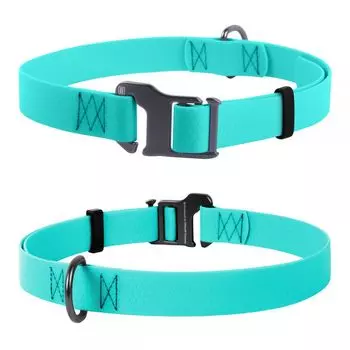 Collar ошейник Waudog Waterproof пряжка крючок (ширина 25 мм., длина 35 - 70 см., Мятный)