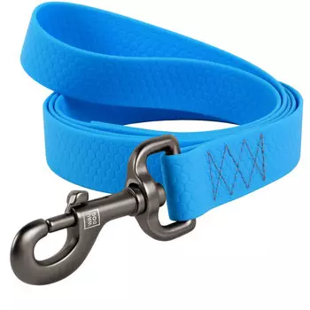 Collar поводок водостойкий Waudog Waterproof (25 мм. х 122 см., Голубой)