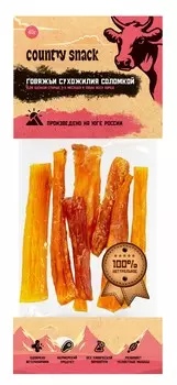Country snack лакомство "Говяжьи сухожилия соломкой" для собак (40 г.)