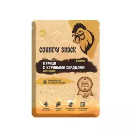Country snack пауч для кошек (в соусе) (Курица, 85 г.)