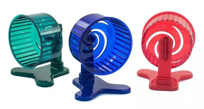 Дарэлл Колесо для грызунов литое с подставкой (90 мм.)