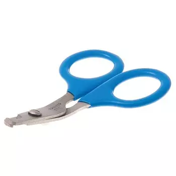 DeLIGHT когтерез-ножницы загнутые для кошек (Голубой)