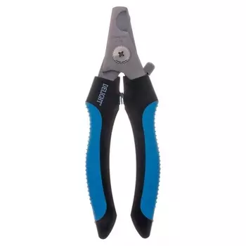 DeLIGHT когтерез-секатор средний со стопором (Черный)