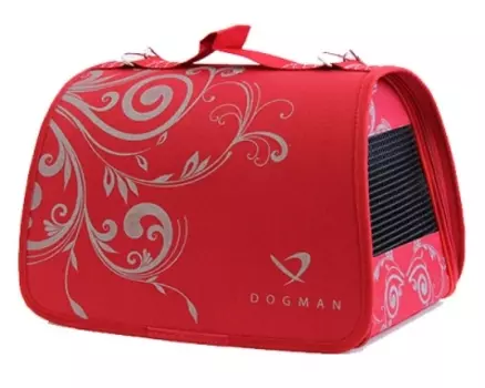 Dogman Сумка-переноска Лира №1 (35 х 22 х 23 см., Черный Сафари)