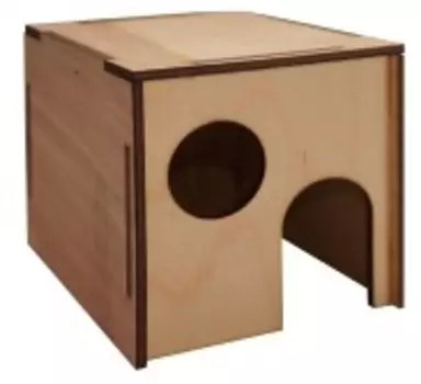 Дом Ашера Г-5 для грызунов Квадратный малый (110*125*110 мм (d=3,7 см))