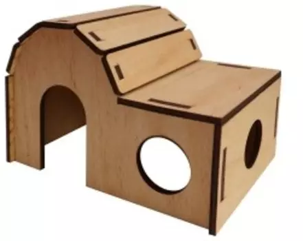 Дом Ашера Г-6 для грызунов (125*120*185 мм)