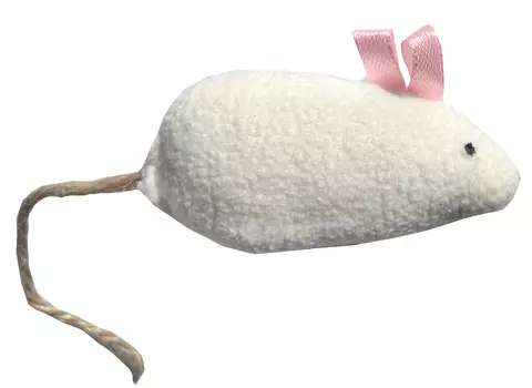 Dono Della игрушка для кошек Мышь (15 см., Белая)