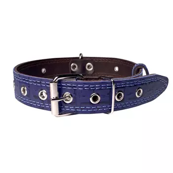 Dono Della ошейник универсальный двухслойный (25 мм. х 50 см., Синий кайман)