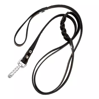 Dono Della поводок кожаный №20 (2,2 м., Обсидиан)