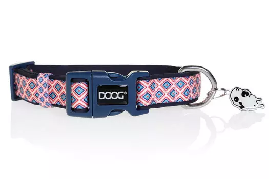 DOOG ошейник для собак Gromit (S, Розово-голубой)