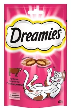 Dreamies лакомые подушечки (Говядина, 60 г.)