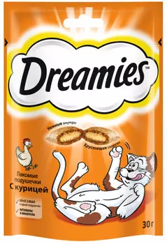 Dreamies лакомые подушечки (Курица, 30 г.)