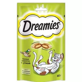 Dreamies лакомые подушечки (Утка, 60 г.)