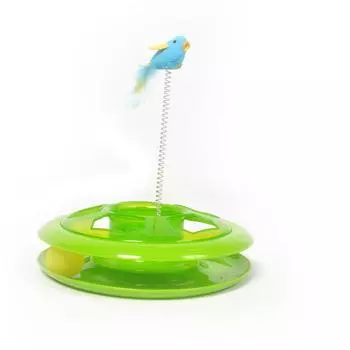 DUVO+ игрушка для кошек Happy Hoop (26 см., Зеленый)