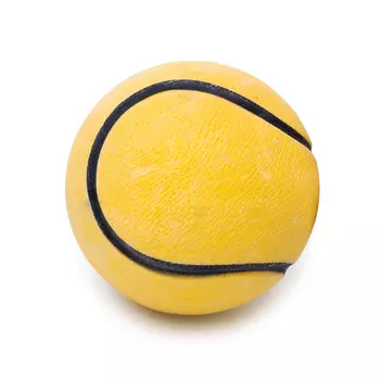 DUVO+ игрушка для собак из пенорезины Мяч теннисный (6 см., Желтый)