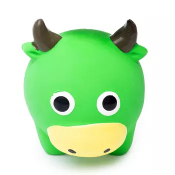 DUVO+ игрушка для собак латексная Бычок (7 х 6,5 см., Зеленый)