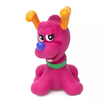 DUVO+ игрушка для собак латексная Песик (10,4 см., Розовый)