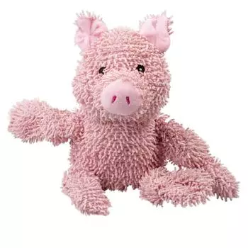 DUVO+ игрушка для собак плюшевая Свинка Моппи (18 х 33 х 10 см., Розовая)