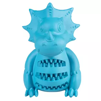 DUVO+ игрушка для собак резиновая Динозавр (9 х 8 х 12 см., Голубой)