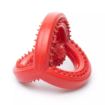 DUVO+ игрушка для собак резиновая Tugger (14 см., Красный)