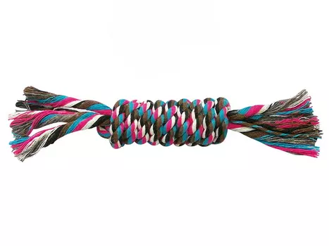 DUVO+ игрушка для собак веревочная, с усиленным центром (13 см., Разноцветная)