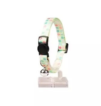 DUVO+ ошейник для кошек нейлоновый Канди (20-30 см./10мм., Зеленый)