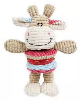 EBI игрушка для собак мягкая Телёнок (15 х 21 см., Бежевый)