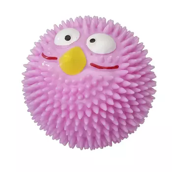 EBI игрушка для собак резиновая с ароматом клубники Счастливая птичка (6,3 см., Розовая)