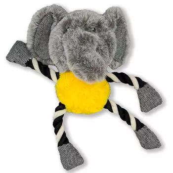 Elder Club игрушка для собак слон с канатом (25 см.)