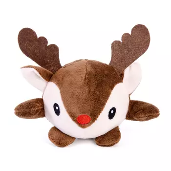 EliteDog игрушка для собак плюшевая с пищалкой Олень (8 см.)