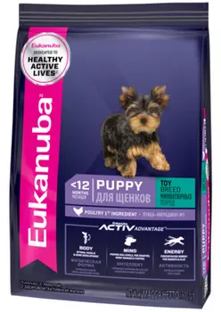 Eukanuba Dog для щенков миниатюрных пород (Курица, 500 г.)