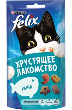 Felix Хрустящее лакомство для кошек (Рыба, 60 г.)