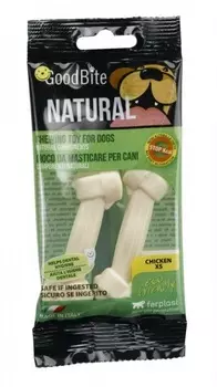 Ferplast игрушка-кость Goodb Nat Bag Pollo вкус курицы для собак (XS)