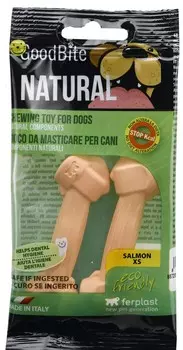 Ferplast игрушка-кость Goodb Nat Bag Salmon со вкусом лосося для собак (XS)