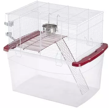 Ferplast клетка Gerbi для хомяков, двухэтажная (57,5 х 39,5 х 51 см.)