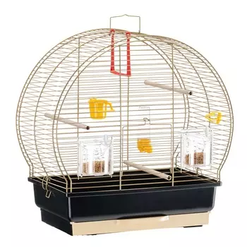 Ferplast клетка Luna 2 Antique Brass для птиц (44 х 25 х 45 см.)