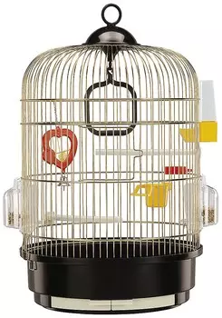 Ferplast клетка Regina для птиц (золото) (32,5 х 49 см., Золотой)