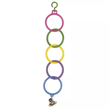 Ferplast LAM4270 кольца с колокольчиком тонкие для птиц (31 см.)